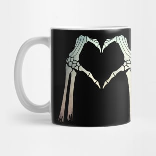 skeleton heart lover Mug